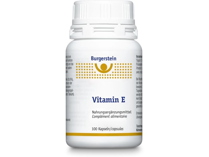 Burgerstein Kapsel Vitamin E 100 IE 100 Stück Hoher Antioxidantenschutz fördert das Immunsystem