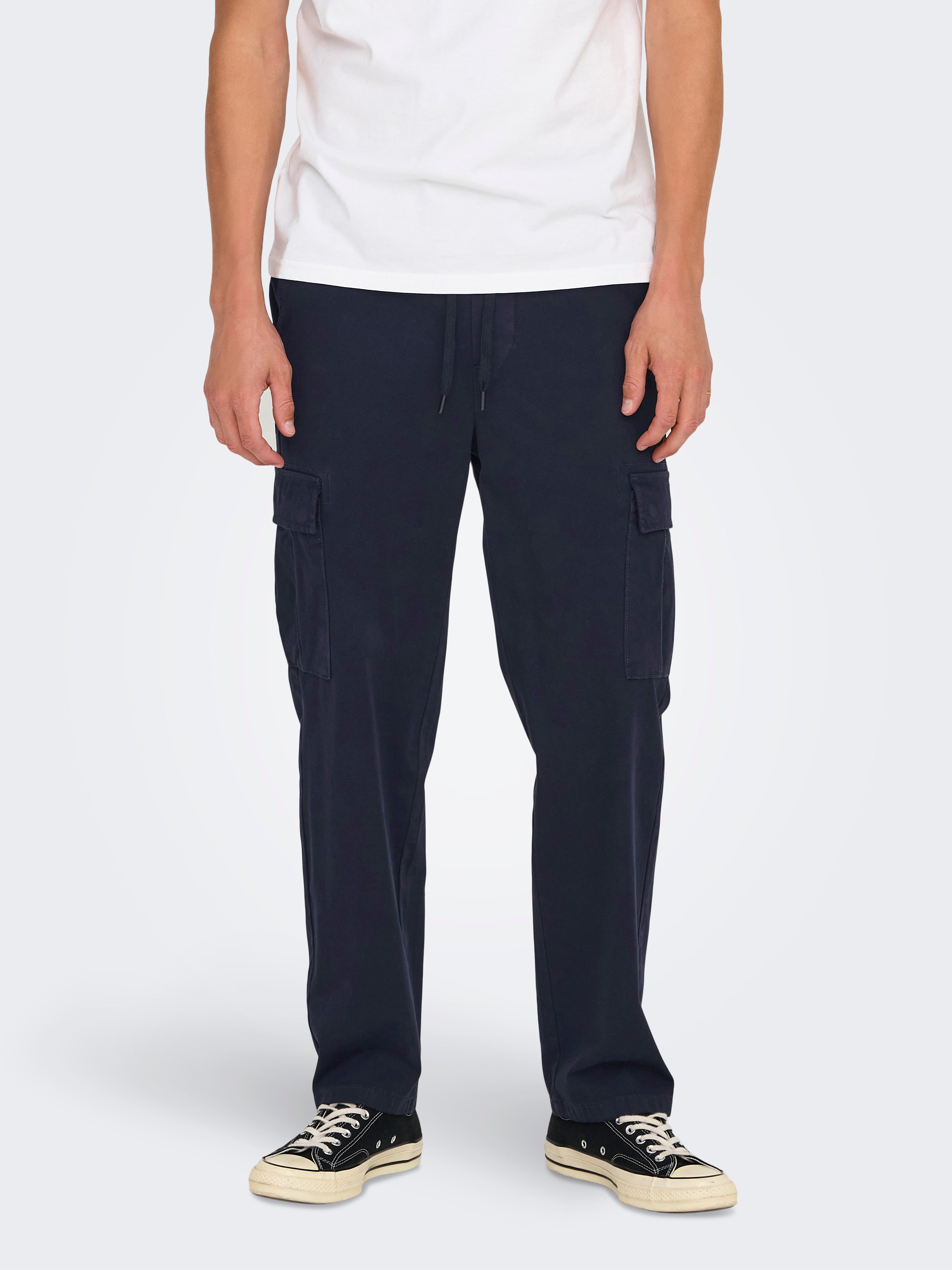 ONSSINUS Locker geschnitten Hose Dark Navy