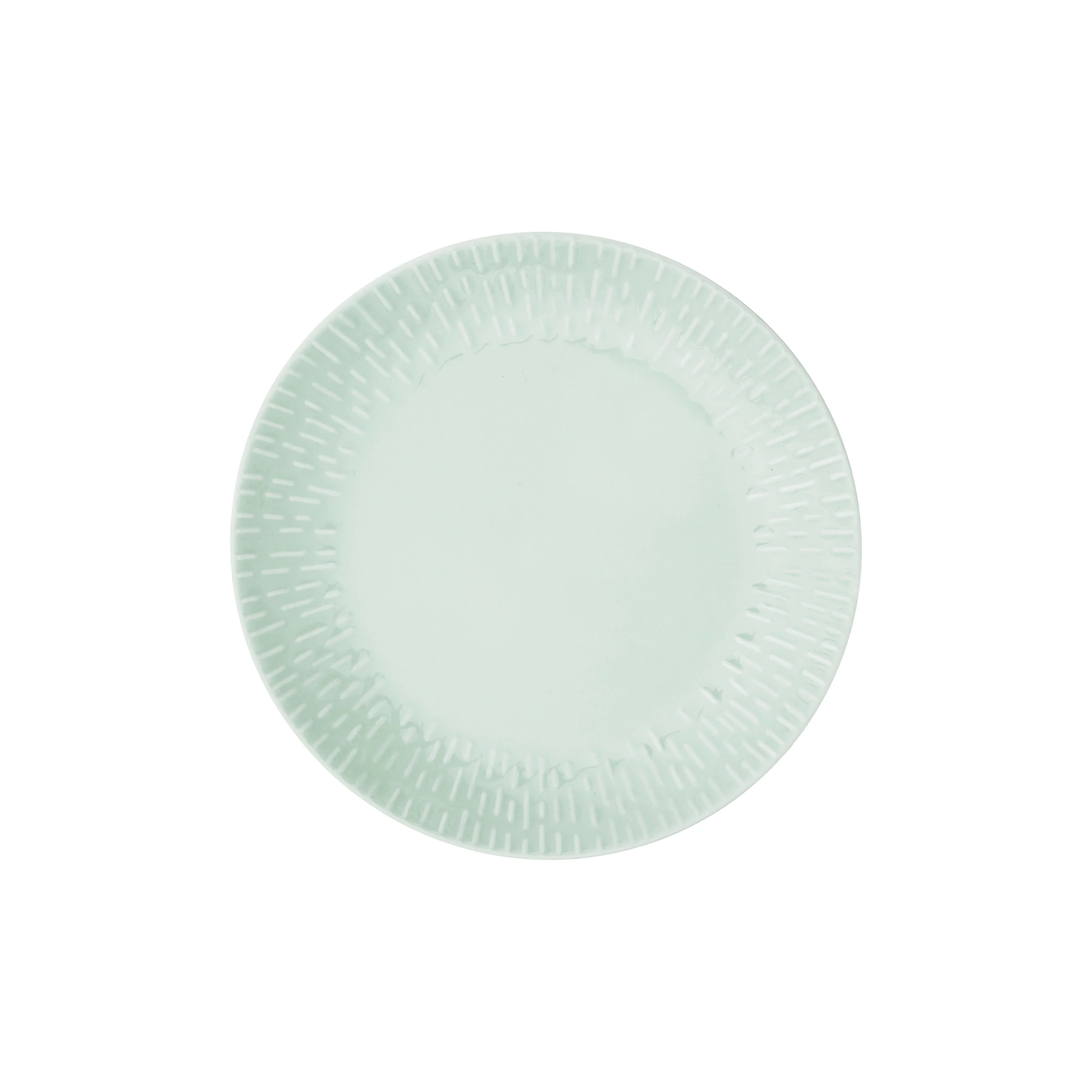 Aida  Confetti Pistachio frokosttallerken m/relief- Ø24 cm.