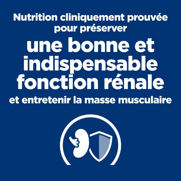 HILL'S Prescription Diet k/d Kidney Care en bouchées au Bœuf - Pâtée pour chat