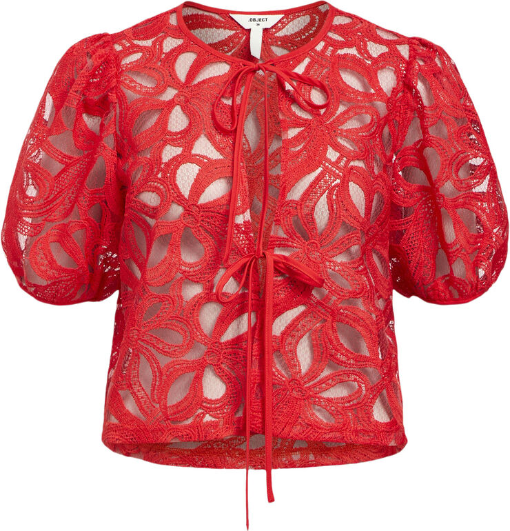 Object OBJROSE 3/4 RE TOP E AU 24 Flame scarlet