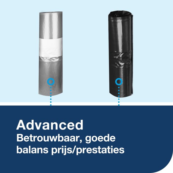 Tork 564008 afvalbak 5 liter met deksel zwart kunststof (564008)