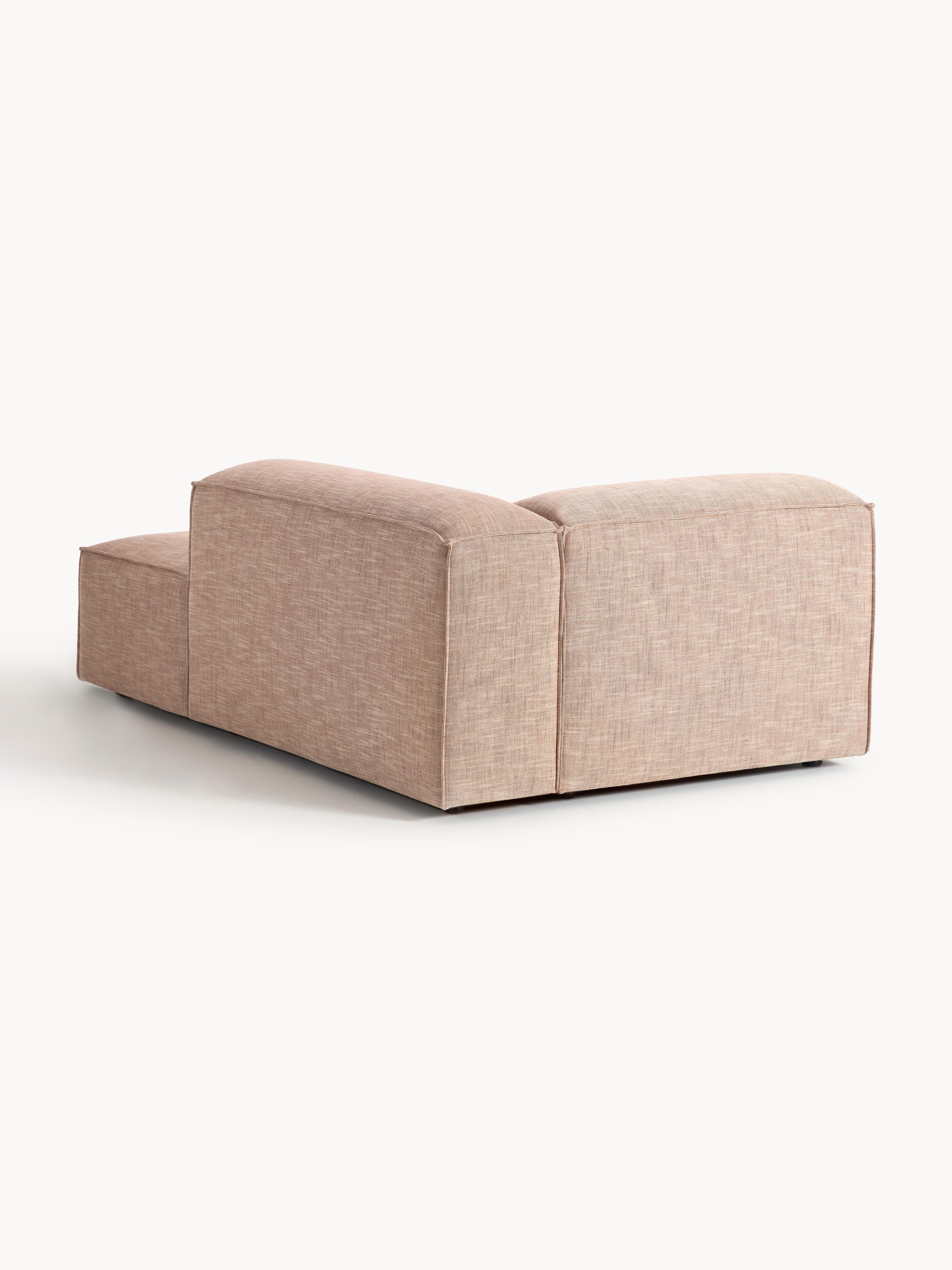 Chaise longue hoekmodule Lennon van linnenmix