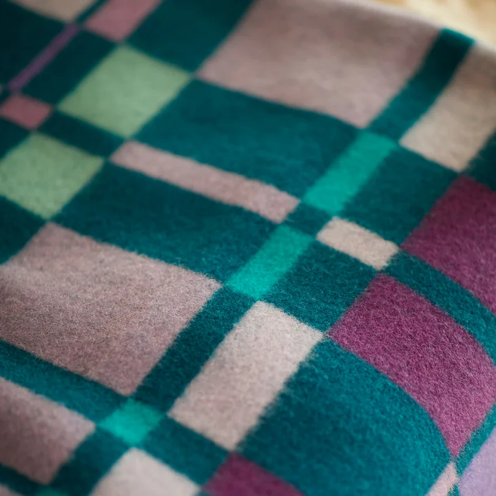 Røros Tweed - City Wolldecke 200 x 135 cm, mint