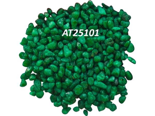 Akvastabil Libra, farvet grus 3-5mm. 1 kg. grøn