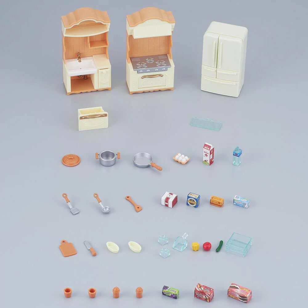 LA CUISINE AMENAGEE - SYLVANIAN MEUBLES ET ACCESSOIRES