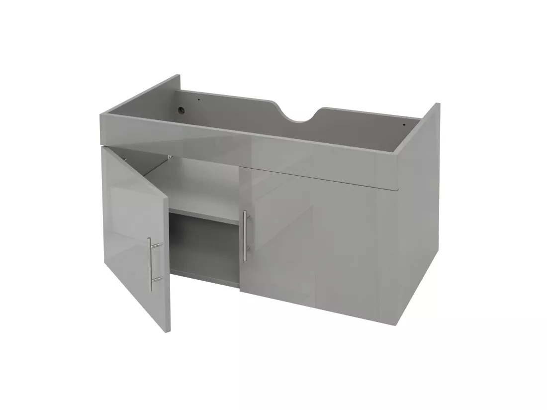 Meuble sous-lavabo MCW-D16, gris
