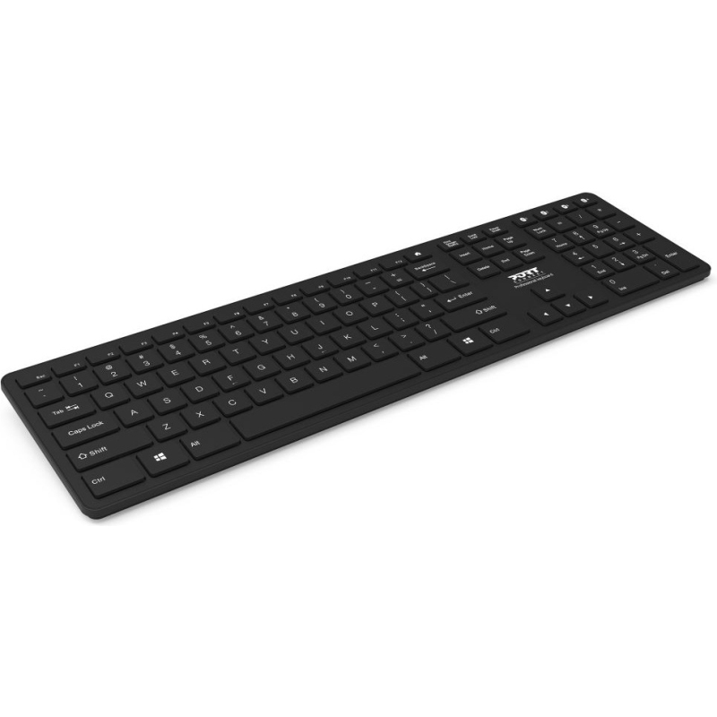 Port Designs 900903-R-FR clavier Maison RF sans fil + Bluetooth AZERTY Français Noir