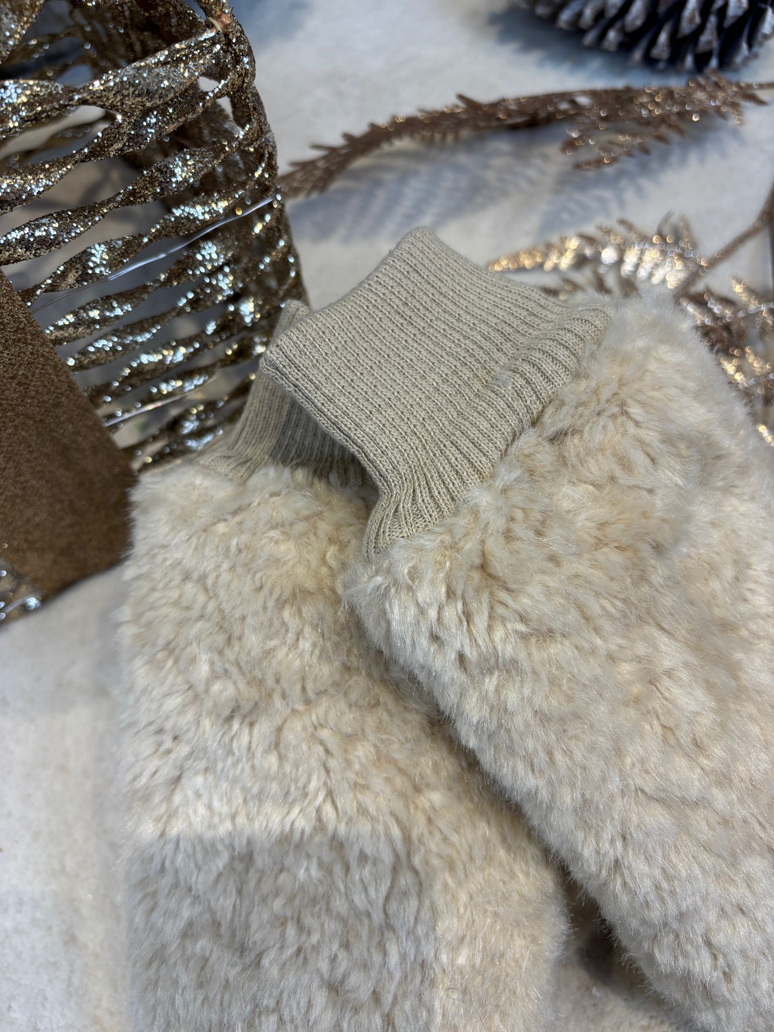 Teddy Wanten - Beige