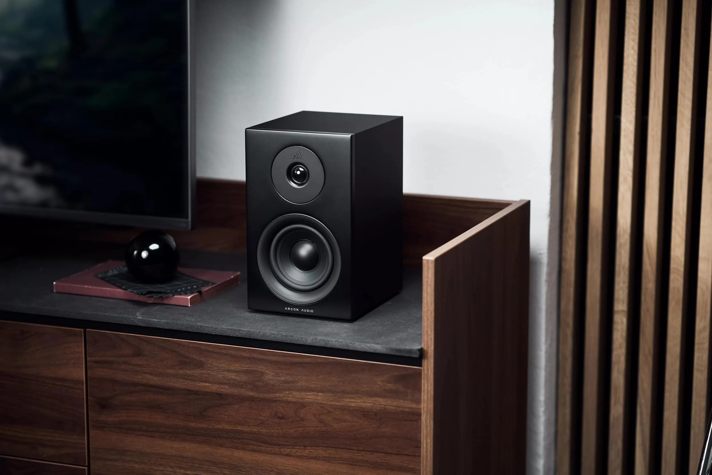 Argon Audio Forus 4 Noir (la paire) Enceintes bibliothèque