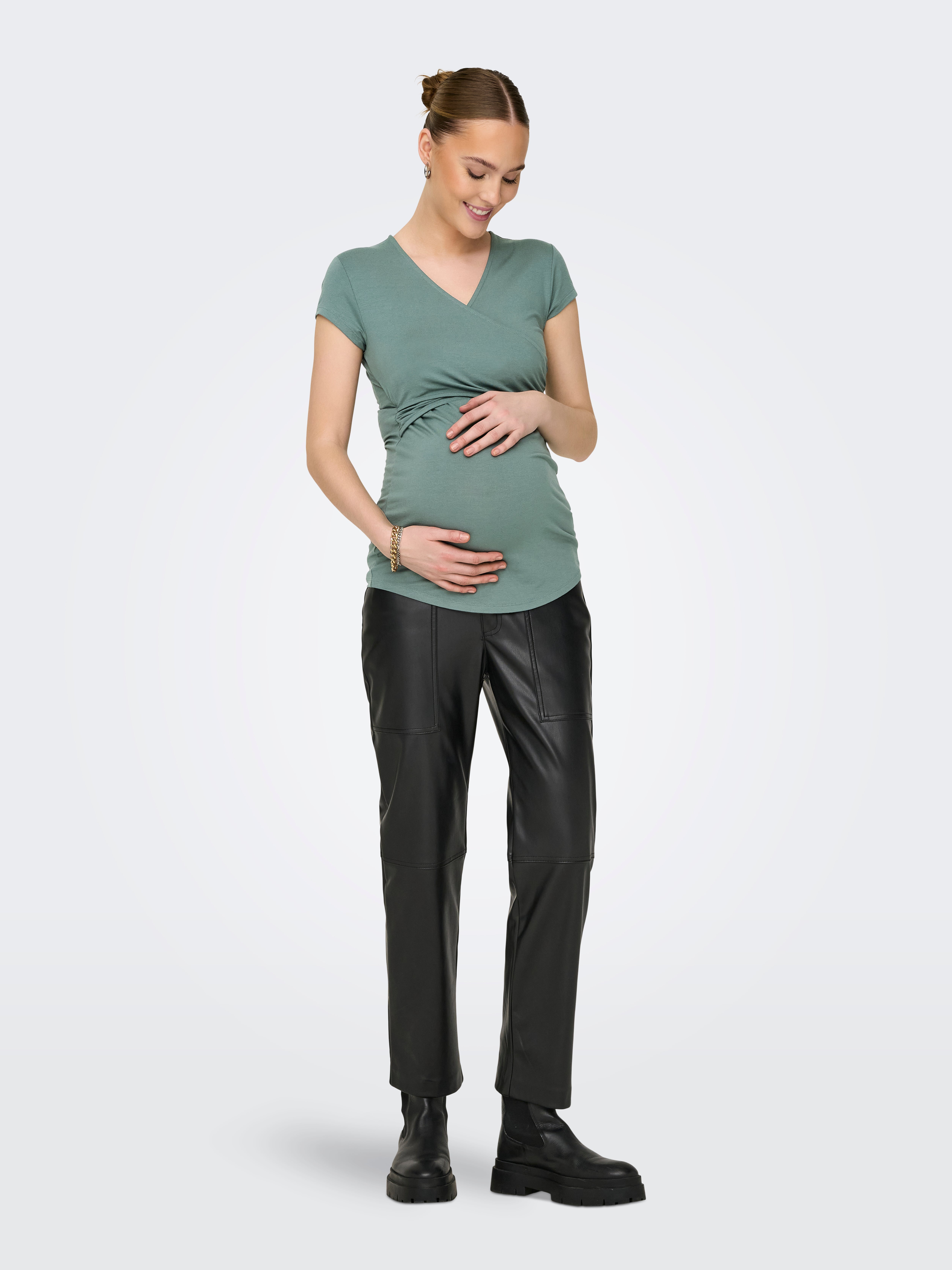 OLMLISA Top Balsam Green