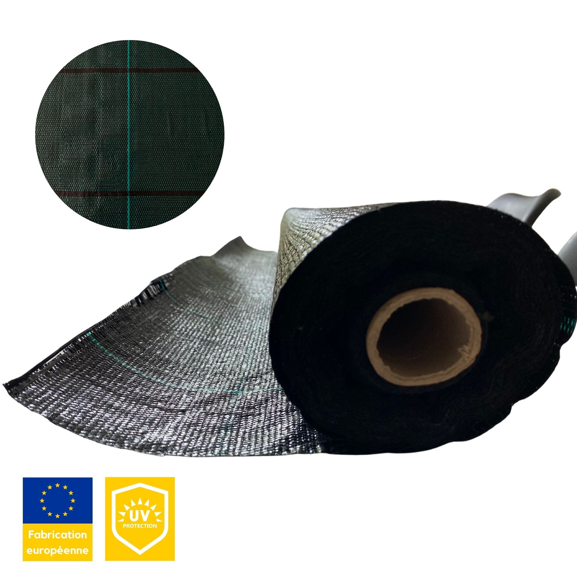 Toile hors sol - paillage verte 100 g/m² / 3.30 x 100 m