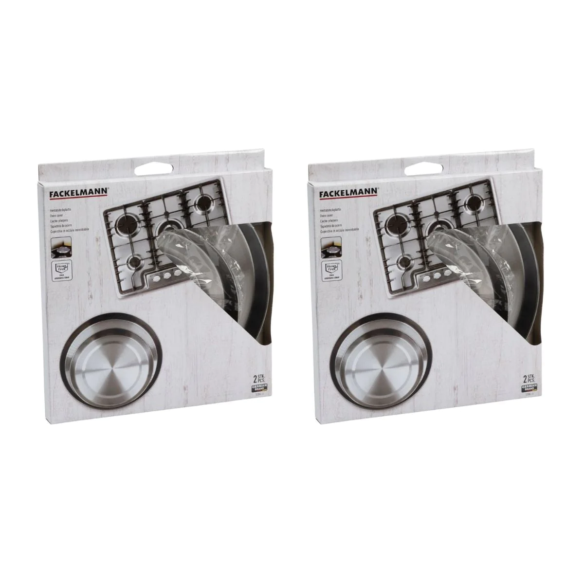 Lot de 2 set de deux caches pour plaques de cuisson Fackelmann Fackelm
