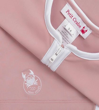 Petit Crabe Badeshirt - Salo - UV50+ - Puderpink