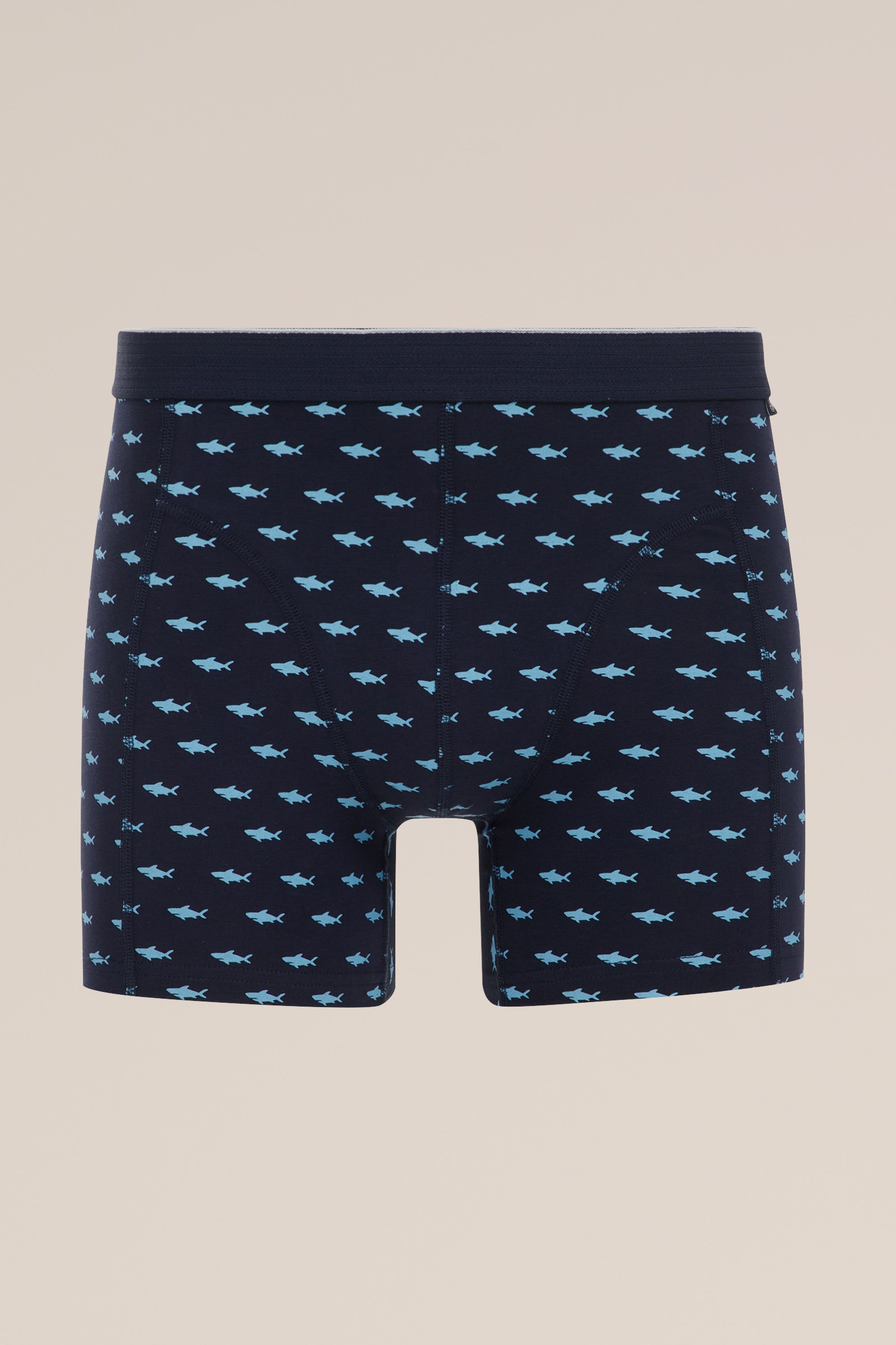 boxershort met dessin WE Fashion Donkerblauw