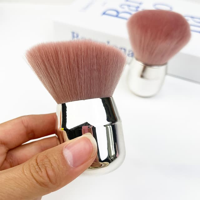 Vinklet makeup børste / hovedbørste Lyserød