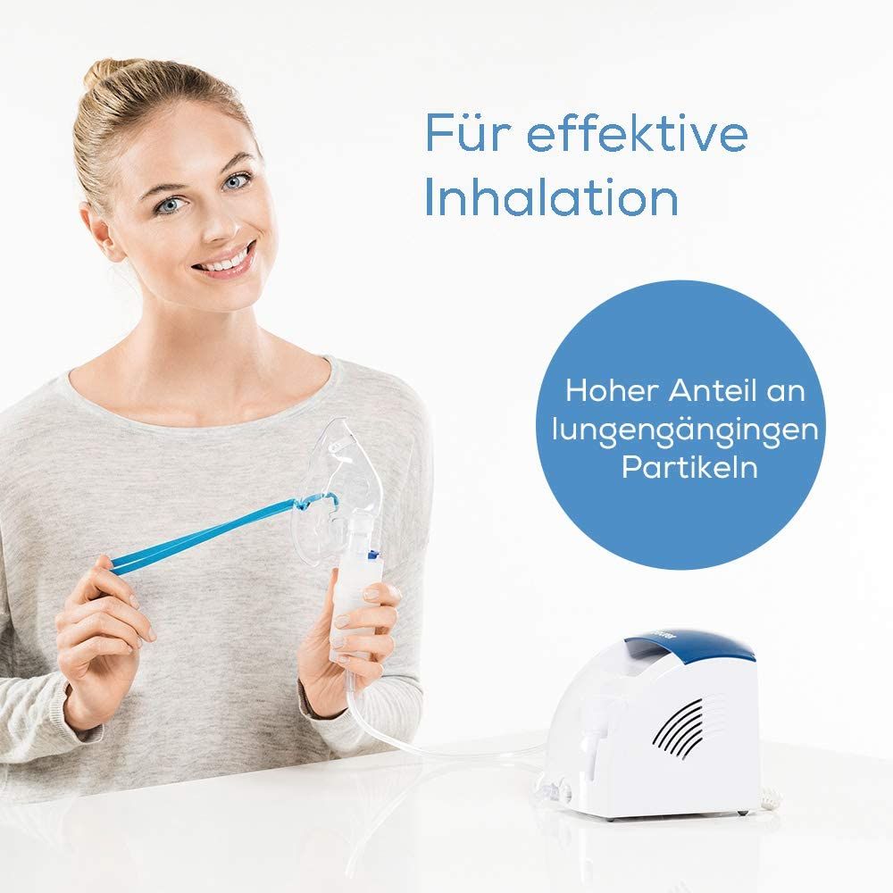 Beurer Inhalator und Nasenspülung mit Kompressor zur Behandlung von Atemwegserkrankungen