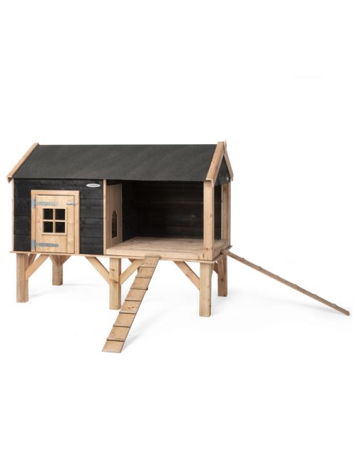 Voldux Dierenverblijf David - Dierenverblijf - 201x113x163 cm Zwart