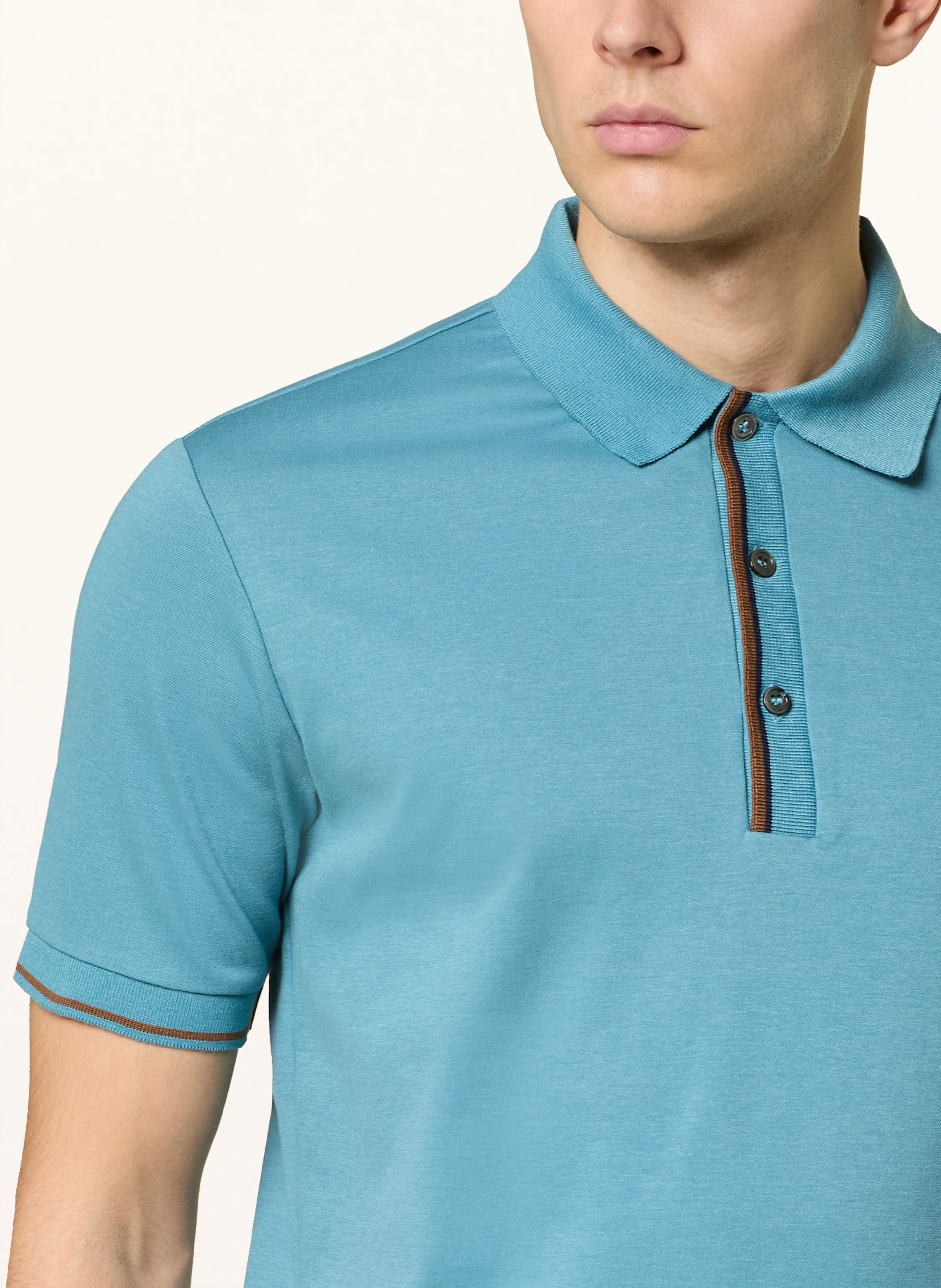 MOS MOSH Gallery Piqué-Poloshirt MMGHARVEY