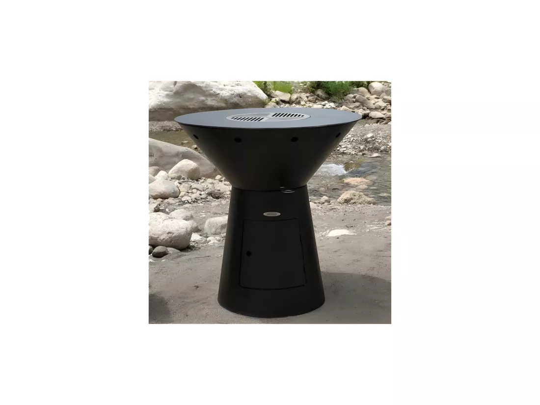 Barbecue brasero en acier Phoenix Hauteur 99 cm Diamètre 99 cm