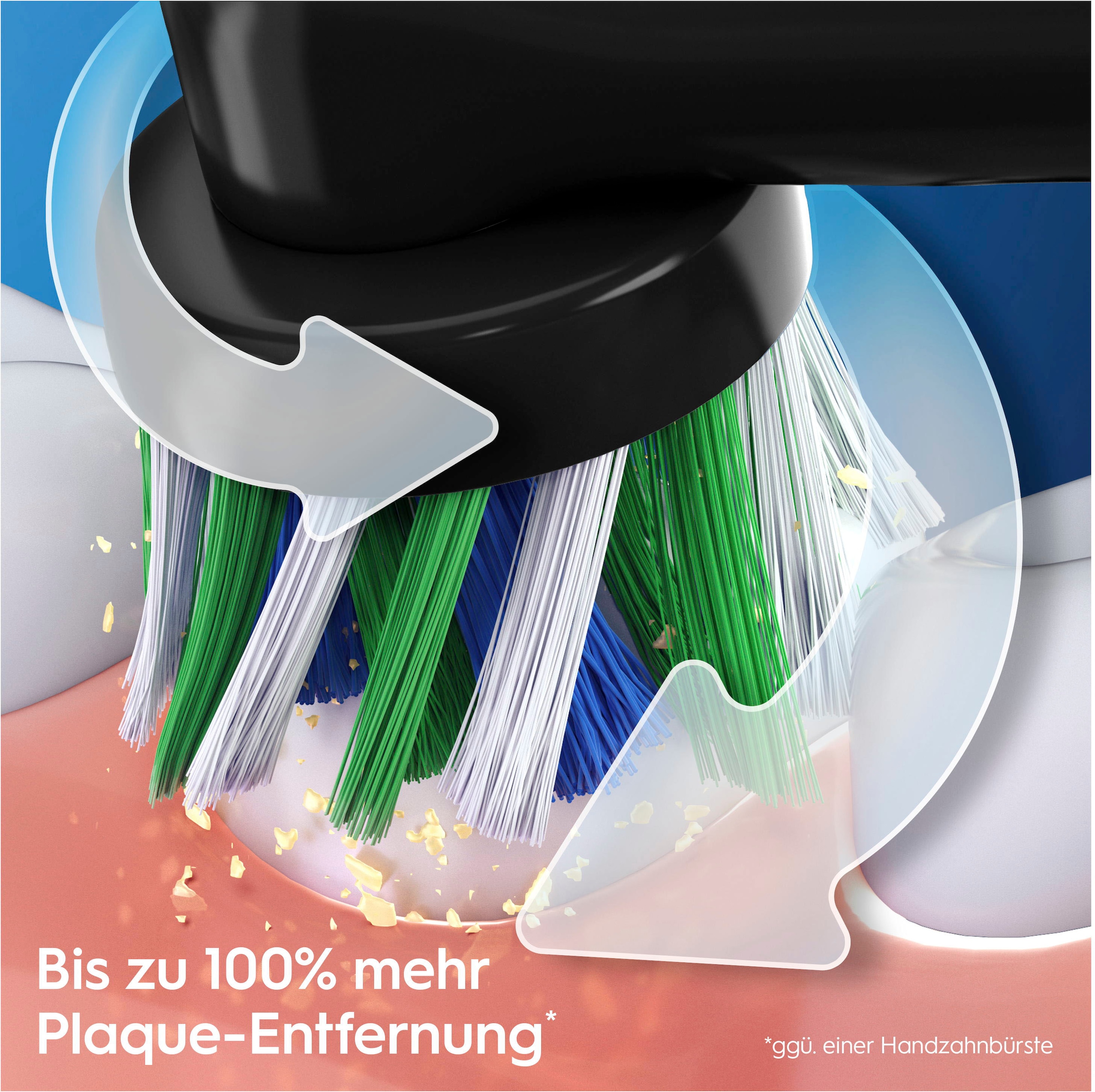 Oral-B Elektrische Zahnbürste »Vitality Pro« 2 Stk. Aufsteckbürsten 3 Putzmodi, Doppelpack