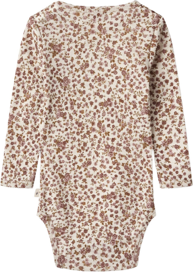 Wheat Langærmet Uld Body 2475