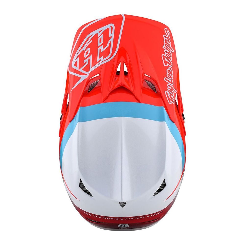 Troy Lee Designs D3 FIBERLIGHT SLANT - Casque VTT Homme red