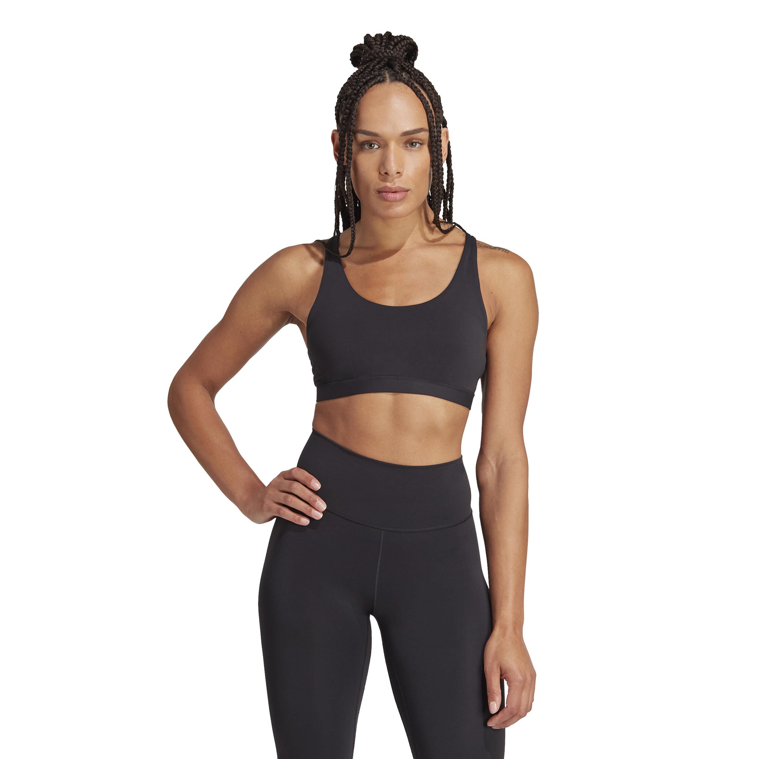 adidas All Medium-Support Soutien-gorge Sport Femmes - Noir