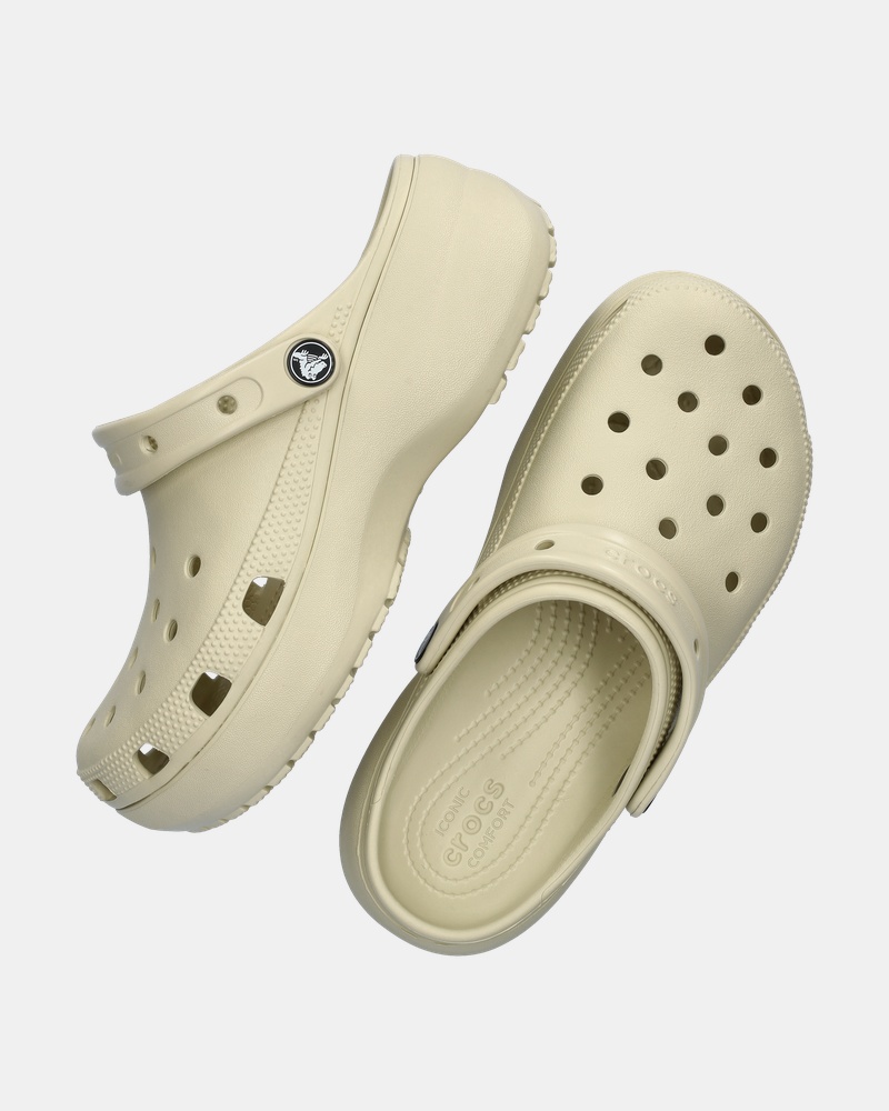 Crocs Classic Platform Instapschoenen  - beige