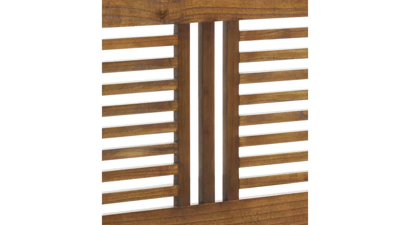 Tête de lit bois marron 165x3x135cm