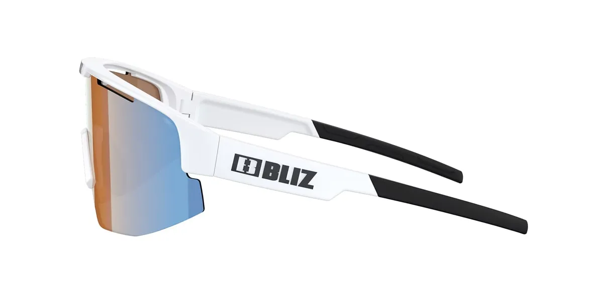 Bliz Matrix Matt White / Nano Optics Nordic Ligh Coral - Orange W Blue Multi