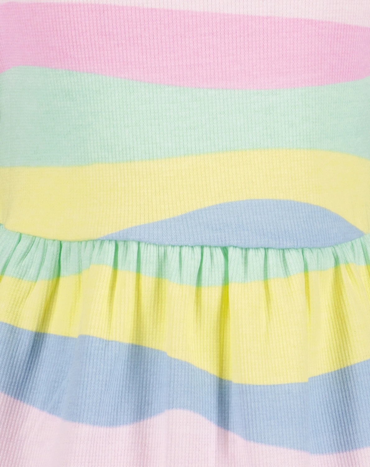 Kurzarm-Kleid PASTEL WAVES in bunt