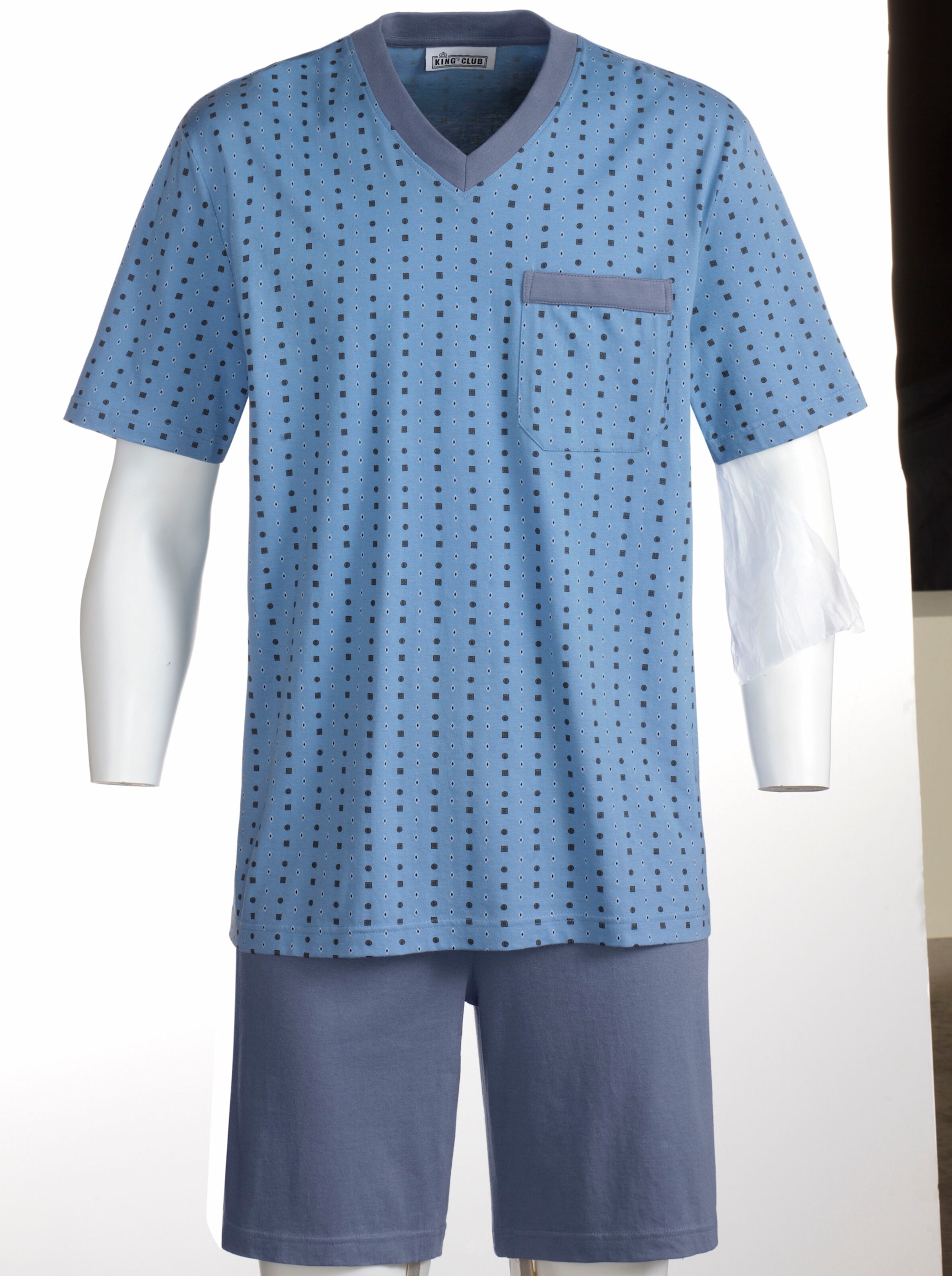 KINGsCLUB Shortys in mint + blau