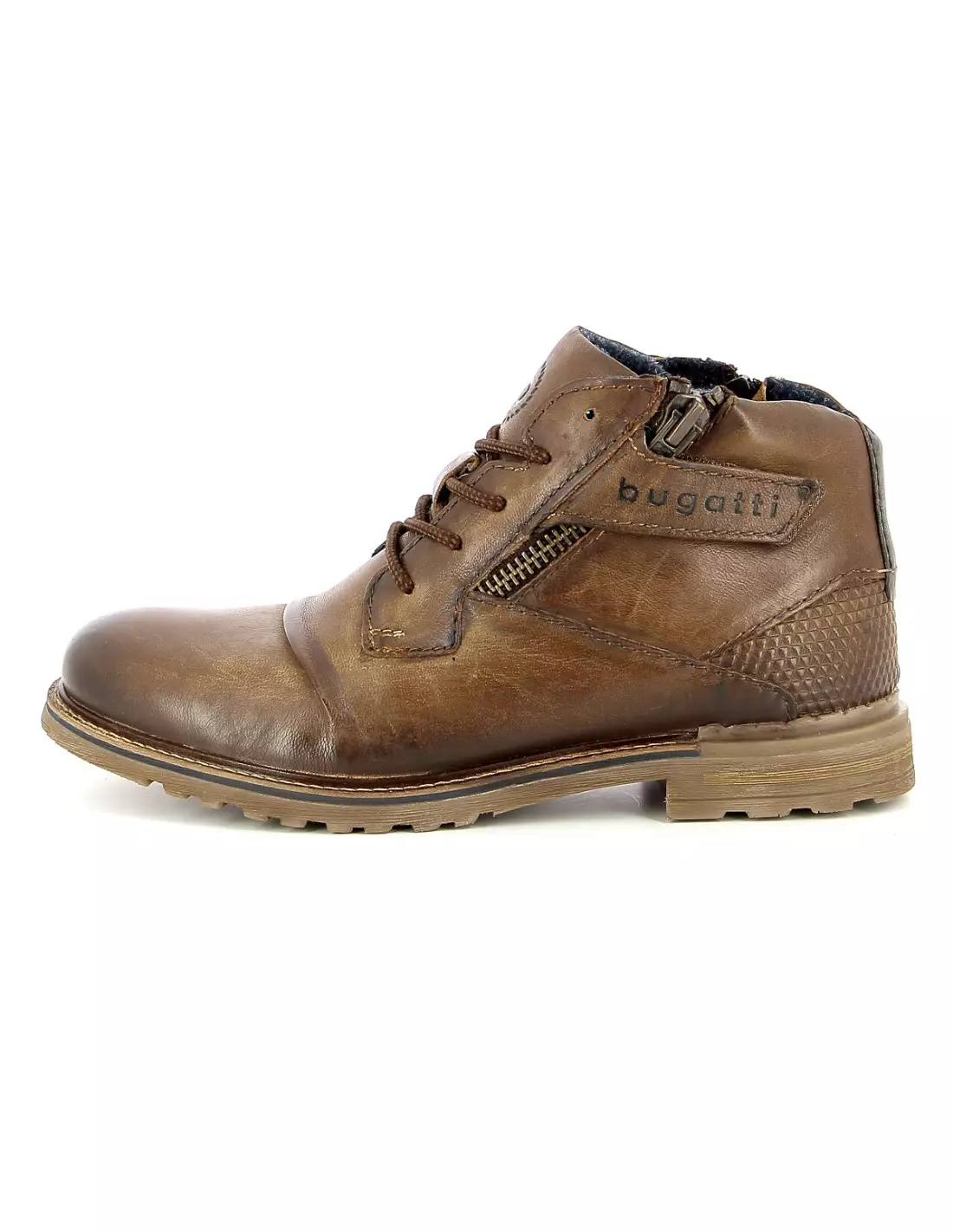 BUGATTI VITTORE - Bottines & boots Cognac