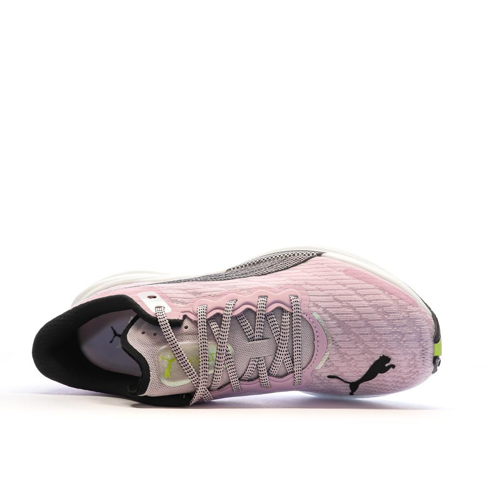 Puma Chaussures de running Noires/Oranges Femme Puma Deviate Nitro 2