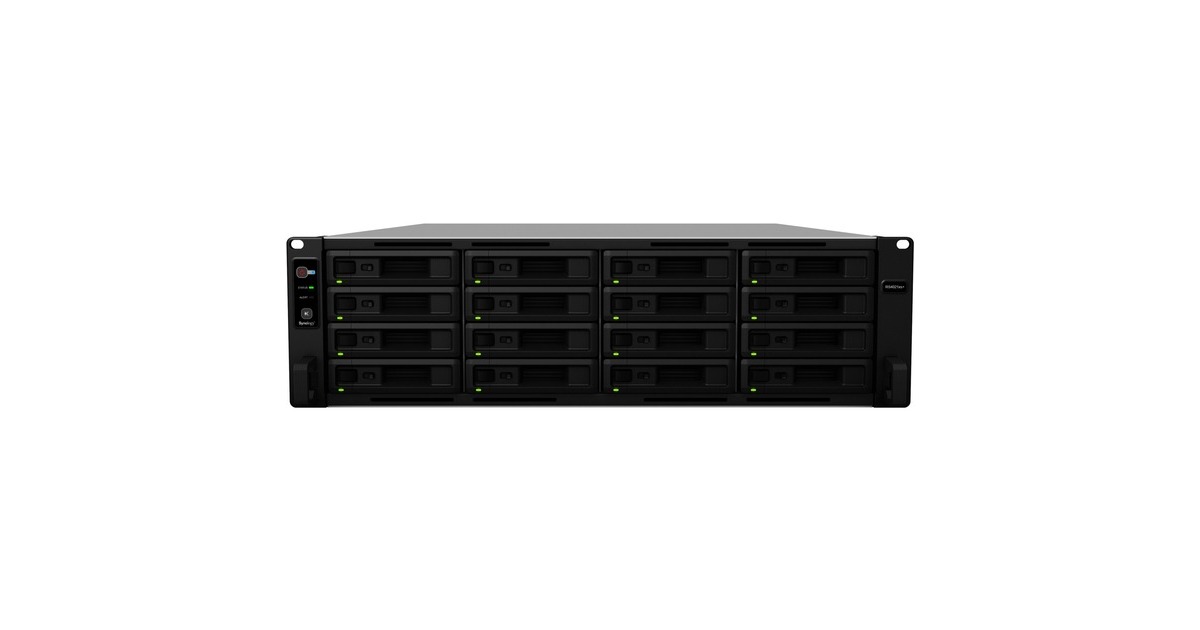SynologyRackStation RS4021xs+ nas  (Zwart/grijs, 1GbE/10GbE LAN, USB 3.0)