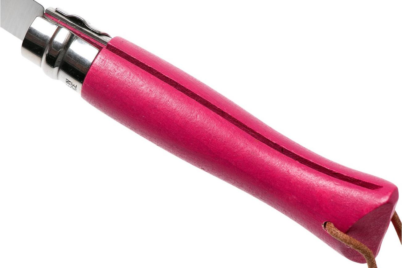 Opinel zakmes Trekking No. 06RV zakmes, Raspberry