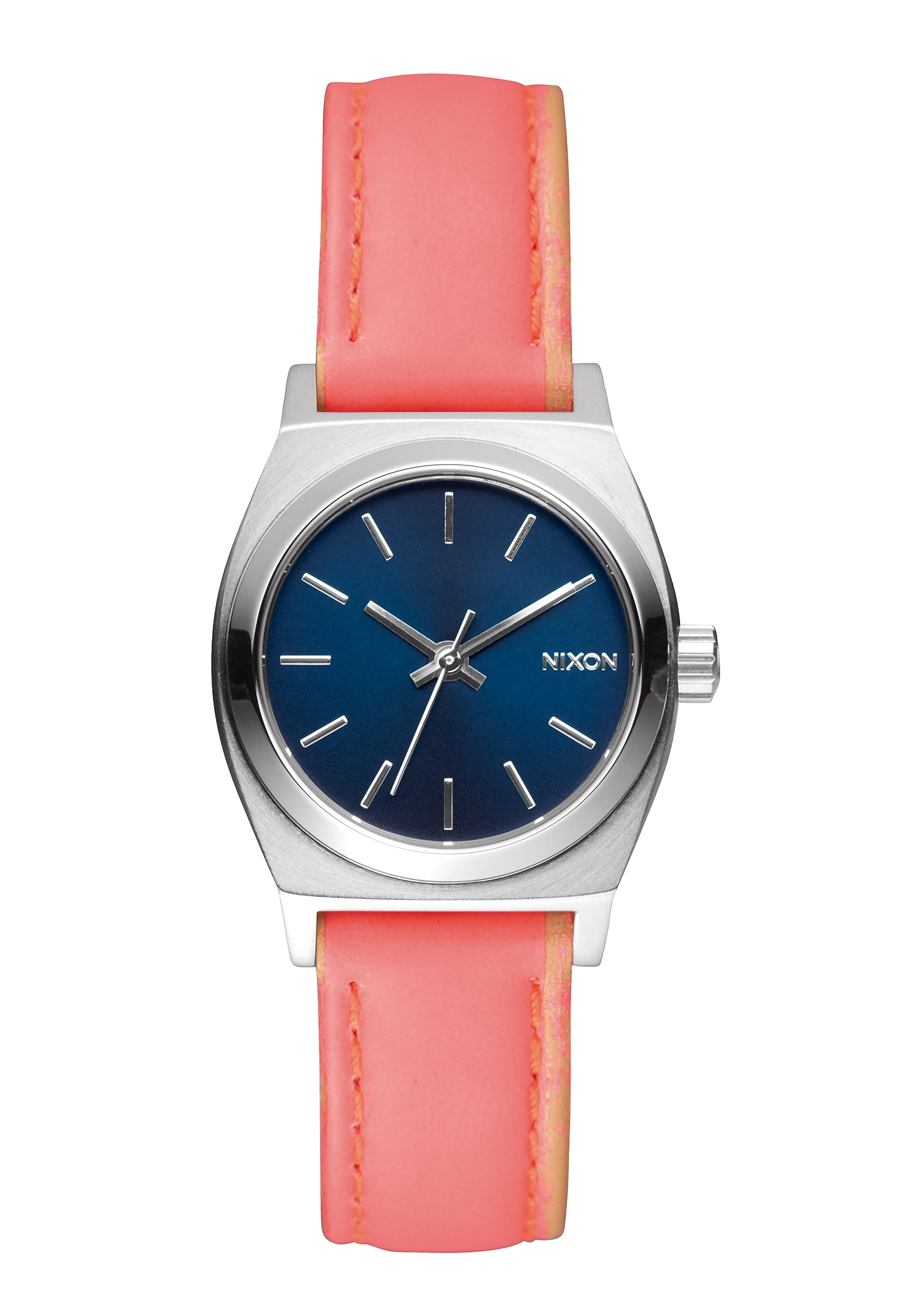 Nixon The Small Time Teller Leather Navy Bright A5092077