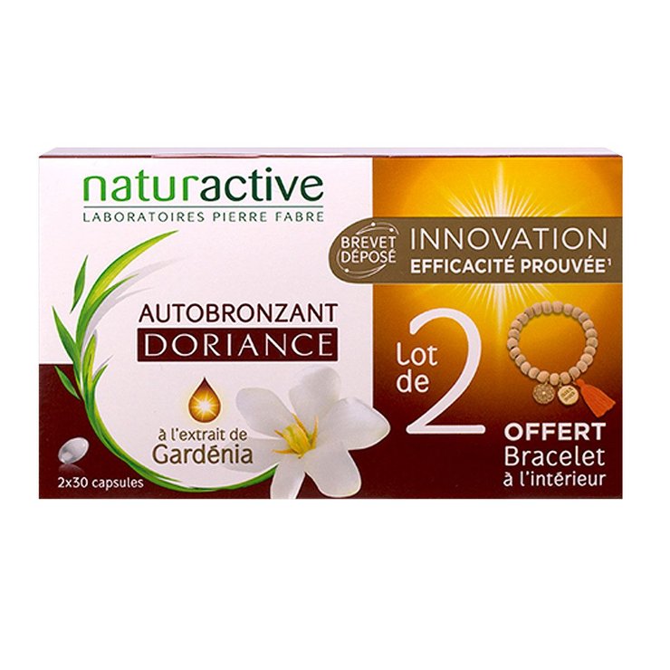 Doriance autobronzant 2x30 capusles + bracelet