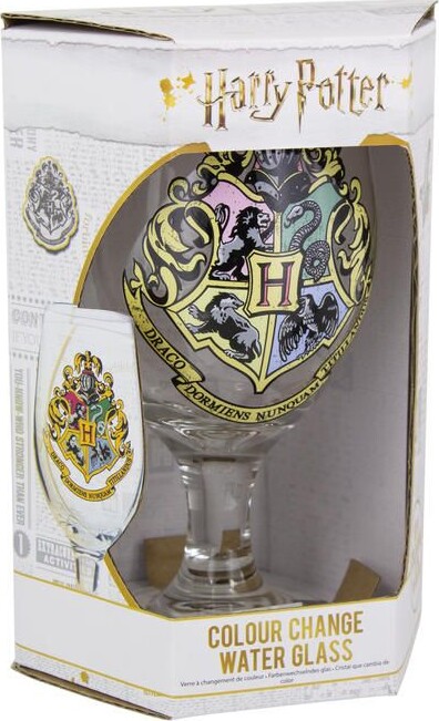 Harry Potter Glas - Hogwarts Logo - Farveskiftende