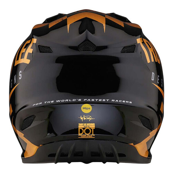 Troy Lee Designs - Casque SE4 Polyacrylite Raceshop Noir / Or