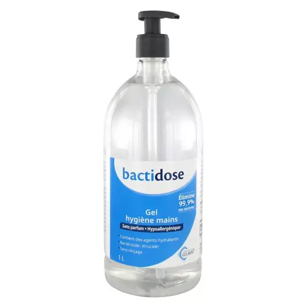 Gel antisséptico para as mãos Bactidose 1L
