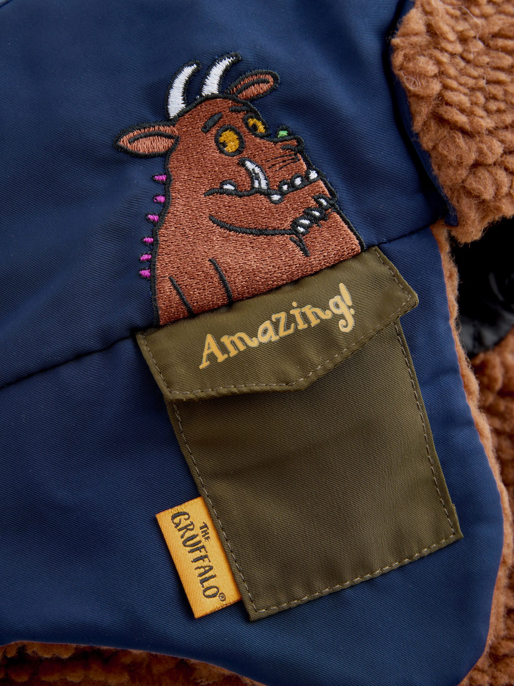 Bruin/Marineblauw Gruffalo - Pilotenmuts (1 - 6 jr)