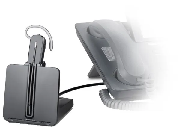 Poly CS 540 - Headset - konvertibel - DECT - trådløs - med Plantronics HL10 Handset Lifter