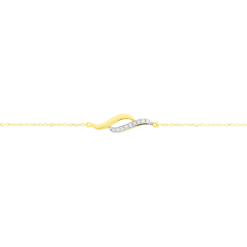 Bracelet Tylane Or Jaune Diamant