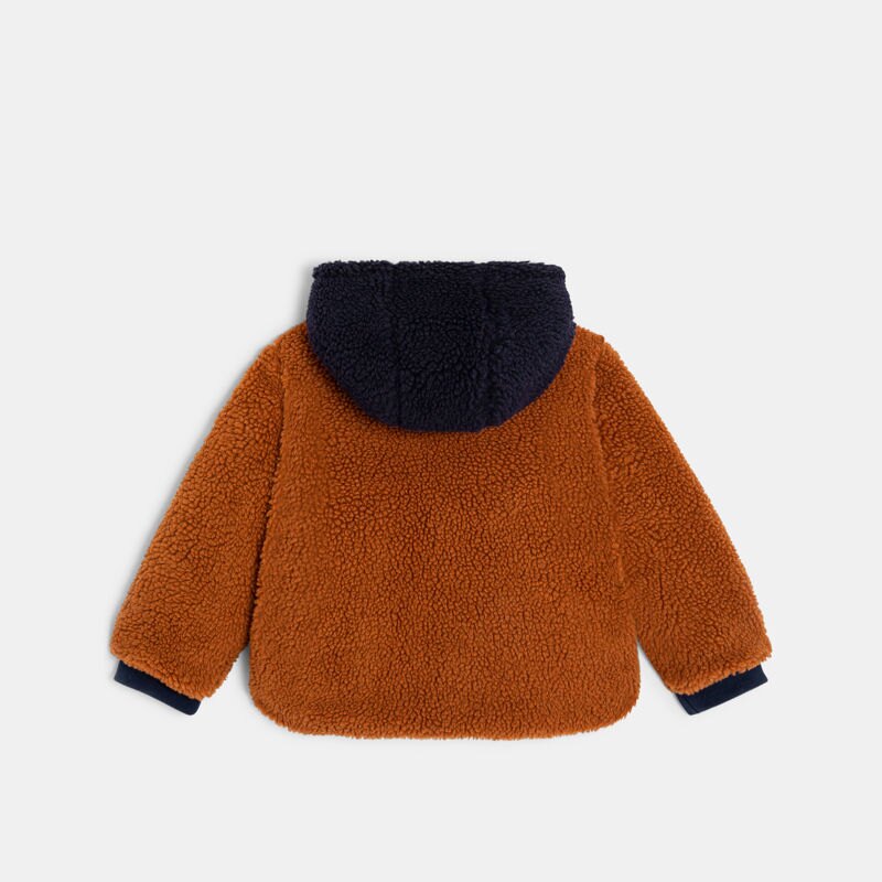 Blouson bébé garçon en sherpa doublé polaire Catimini Marron