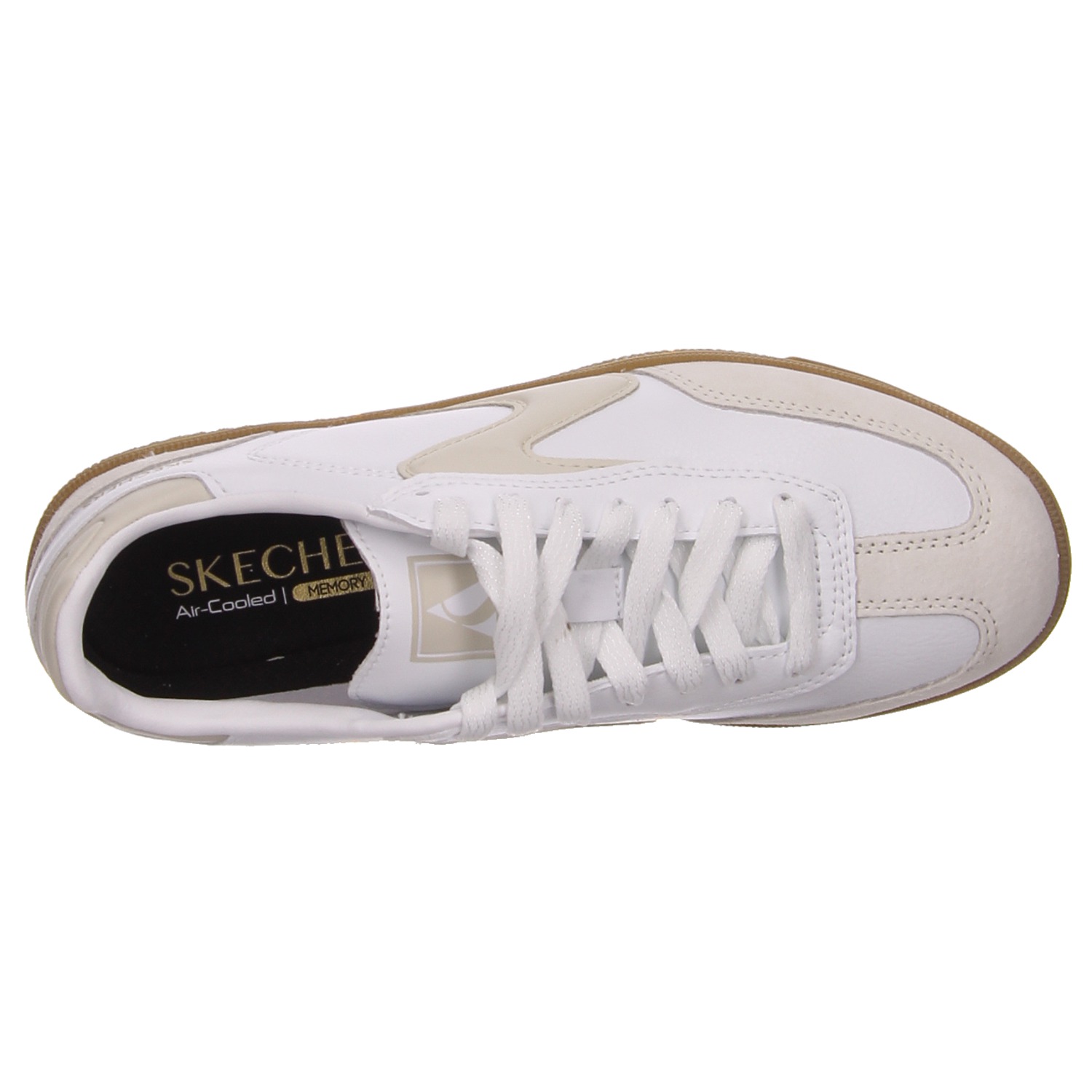 Skechers Schnürhalbschuh weiß weiss/weiss kombi