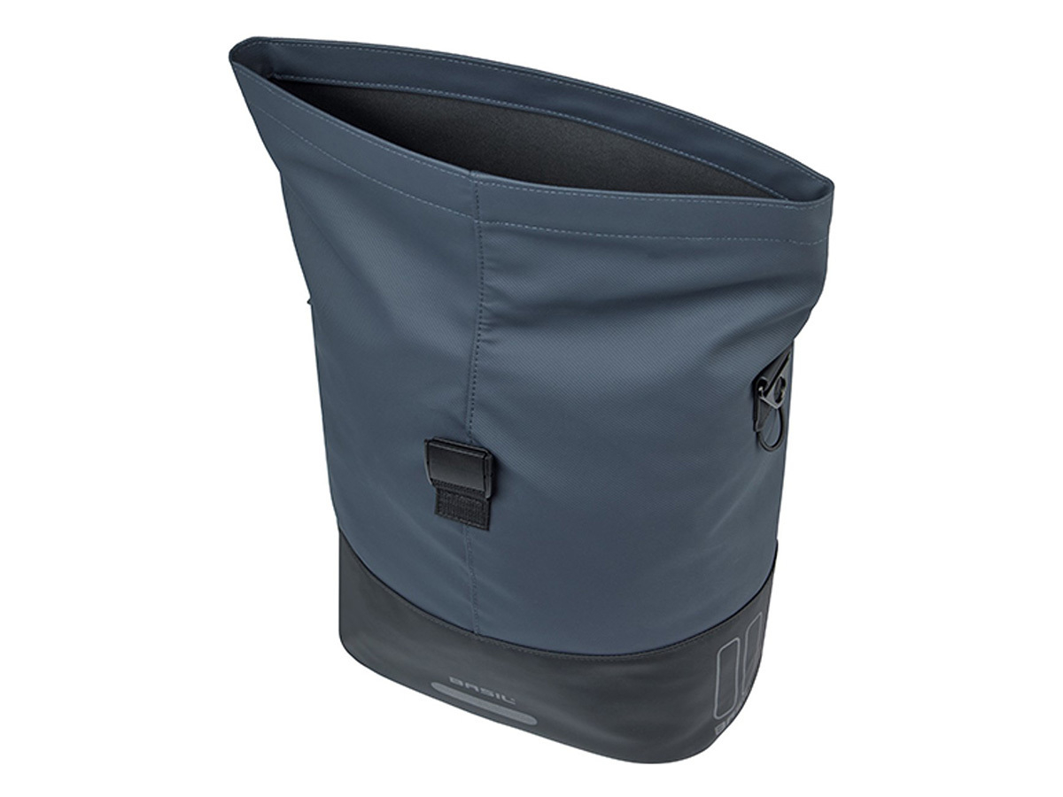Basil Cove shopper enkele fietstas 14-16 L - Blue Black