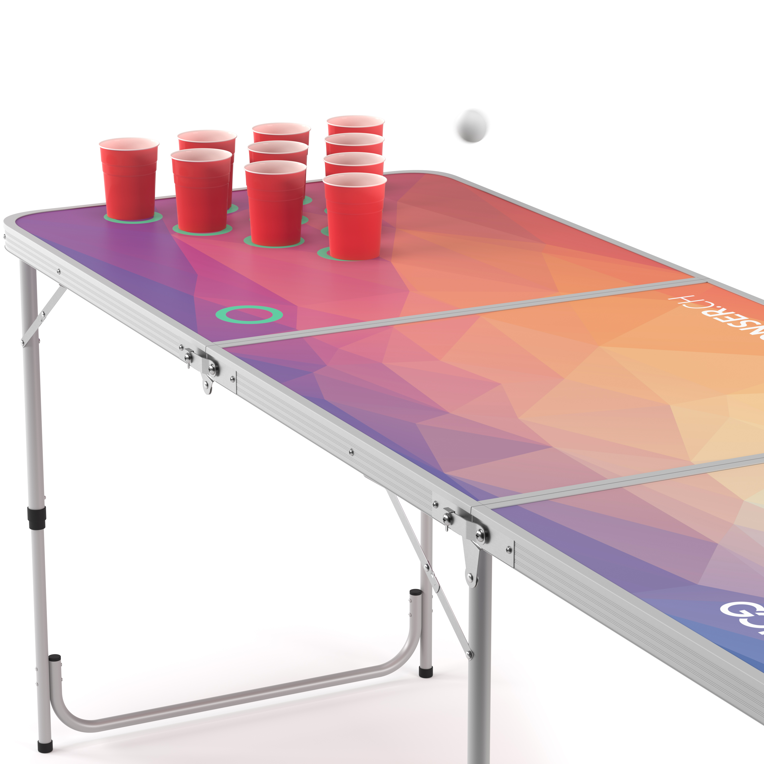 Beer-Pong Tisch COLOR 240 x 60 cm