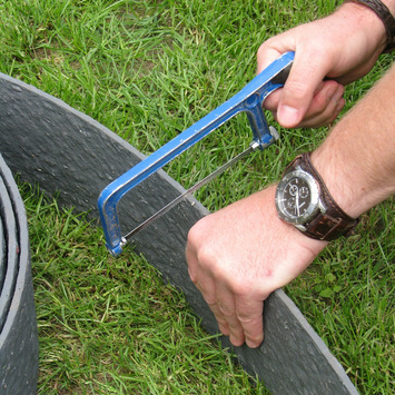 Ecolat afboording opgerold 10m x 14cm x 0,7cm grijs